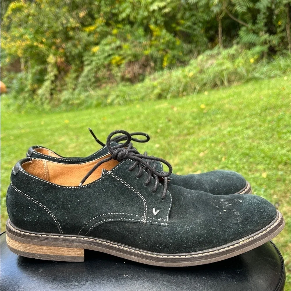 Vionic Browery Graham Black Suede Oxford Men's Dress Shoe Size 8.5